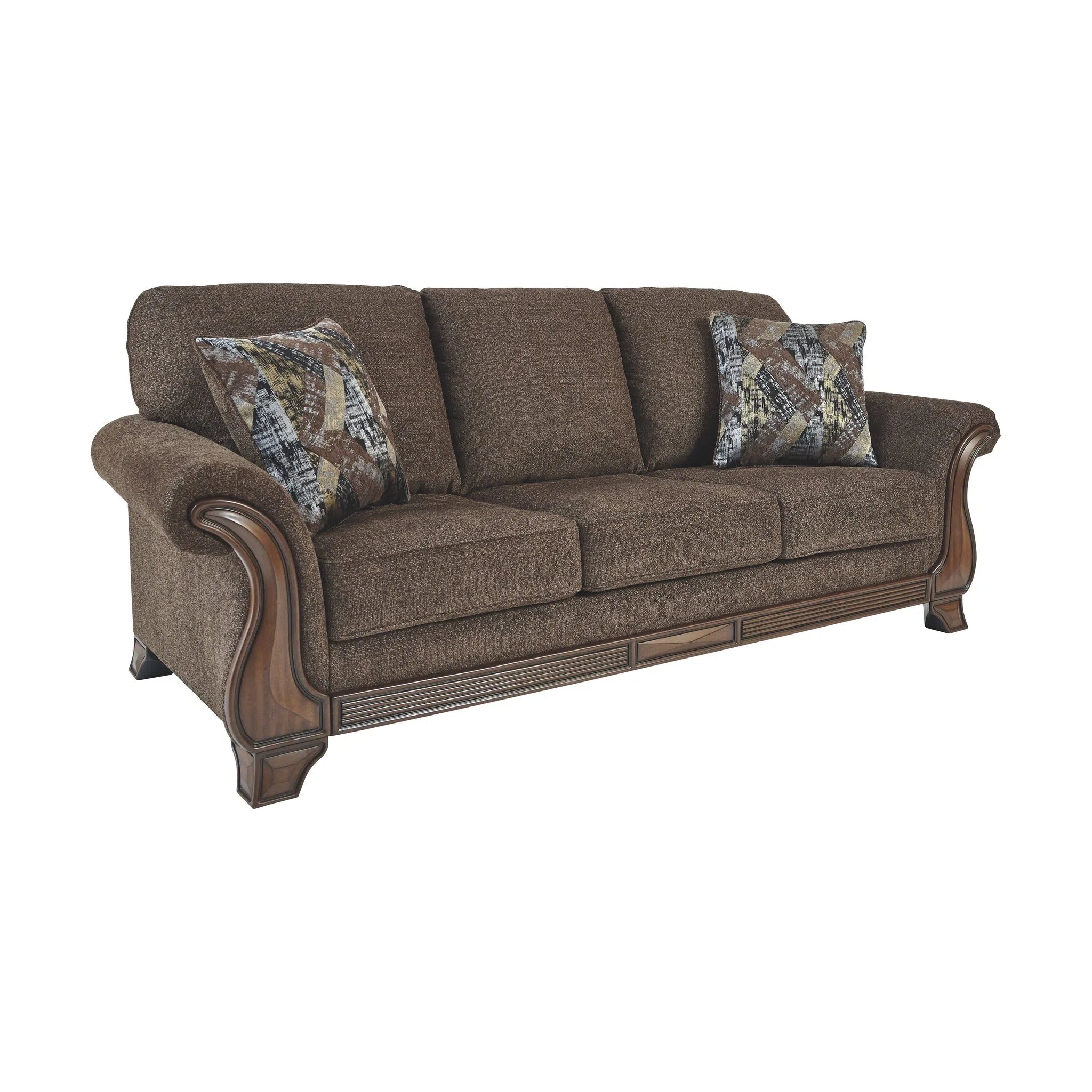 Ashley 8550638 Miltonwood - Teak - Sofa – Fair Deal Furniture