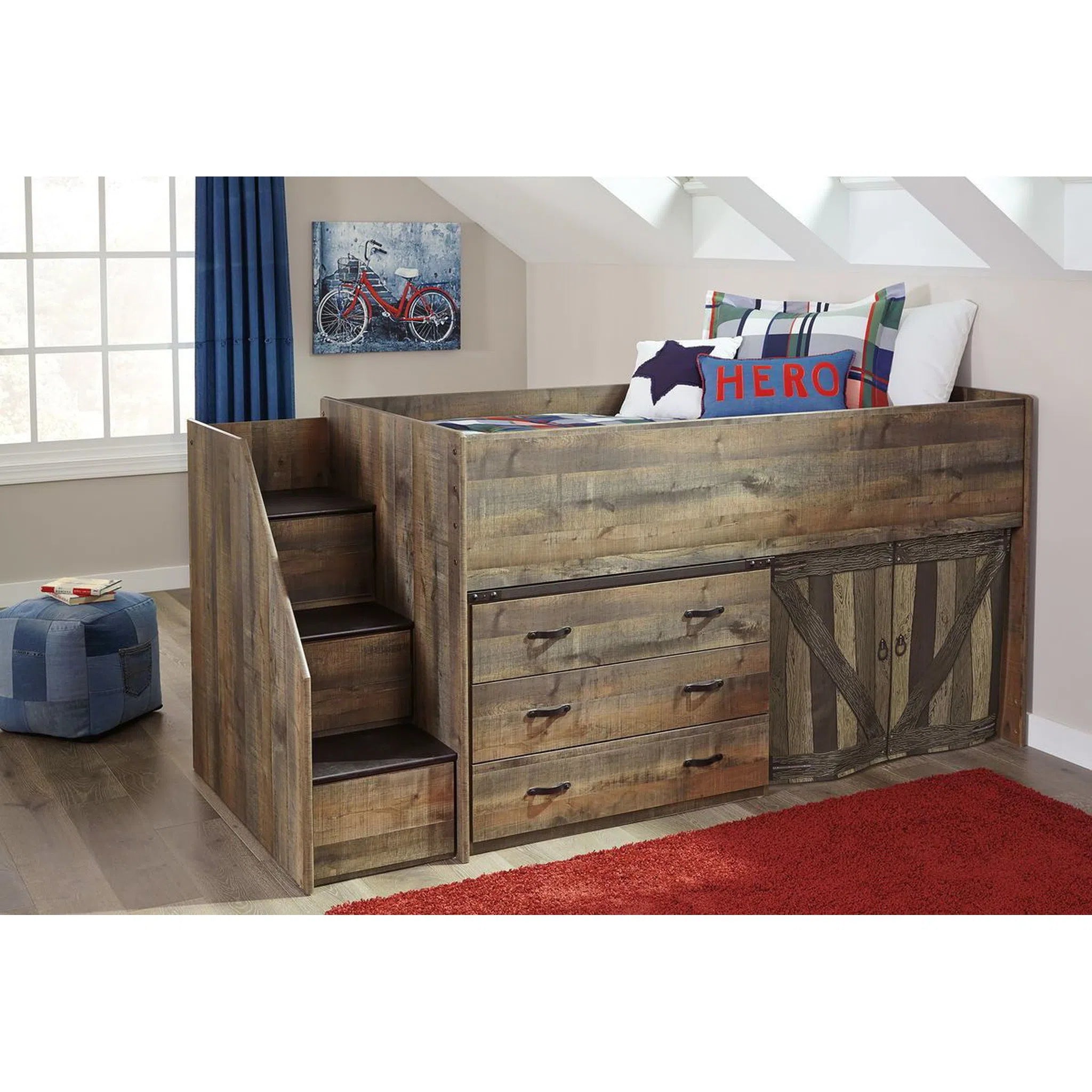 Ashley trinell shop twin trundle bed