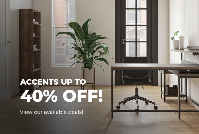 accents up to 40% off