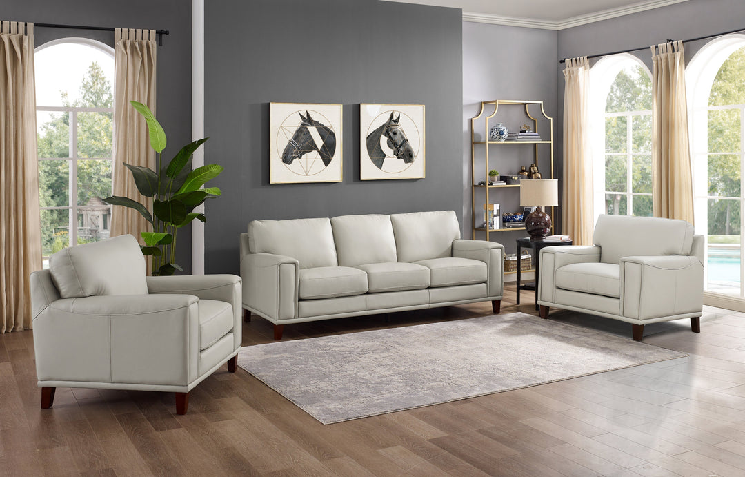 Hayward Leather Sofa and Chairs, Made in Canada