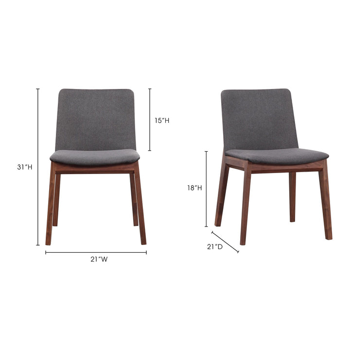 Deco - Dining Chair (Set of 2) - Dark Gray