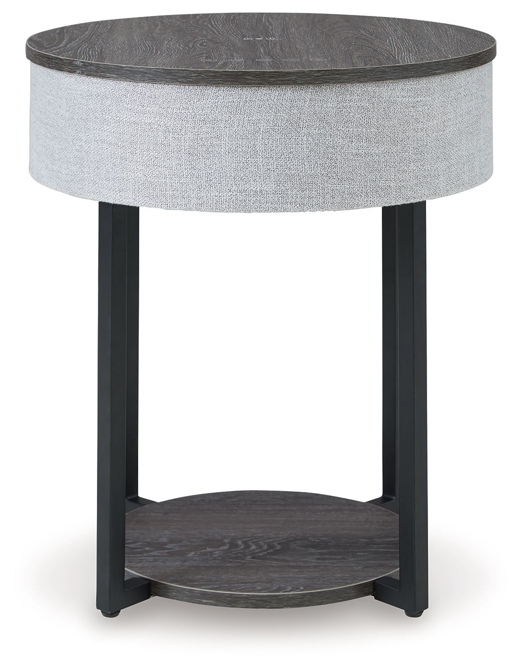 Sethlen - Gray / Black - Accent Table