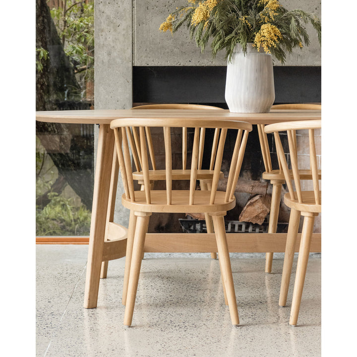 Trie - Small Dining Table - Natural Light Oak