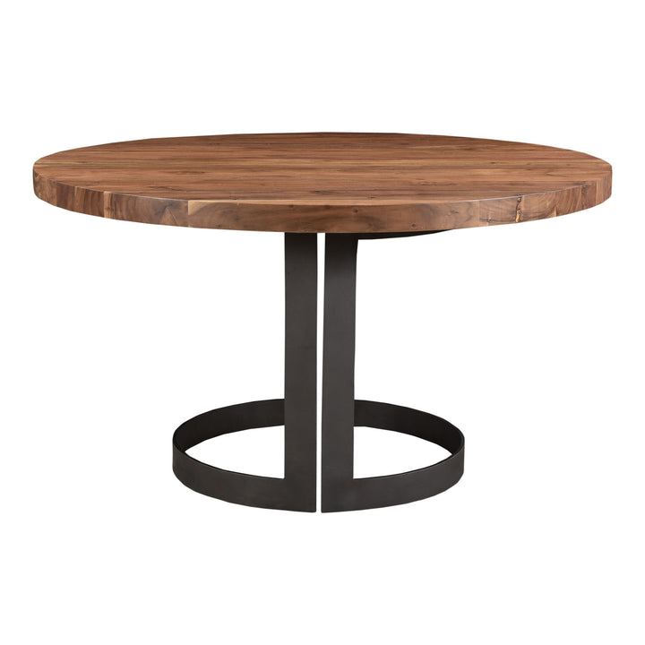 Bent - Round Dining Table - Natural Stain