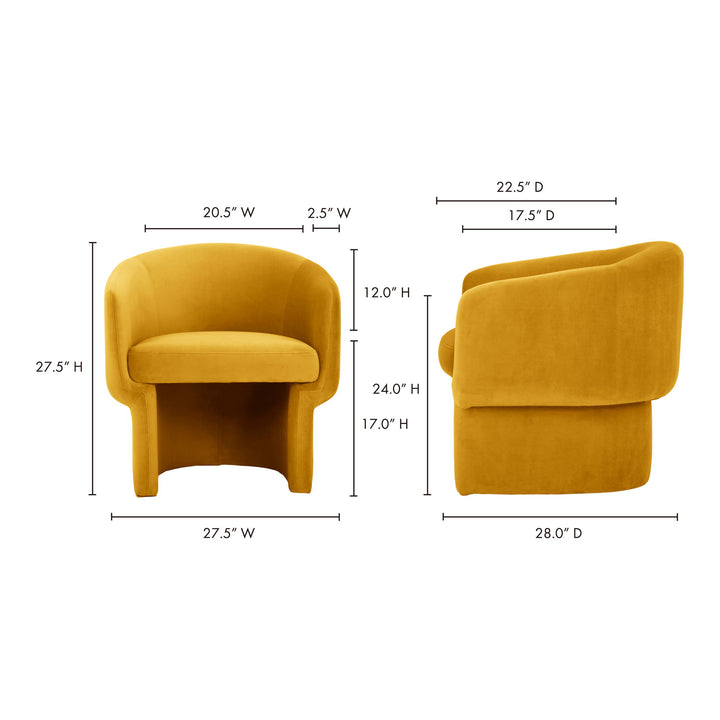 Franco - Chair - Mustard