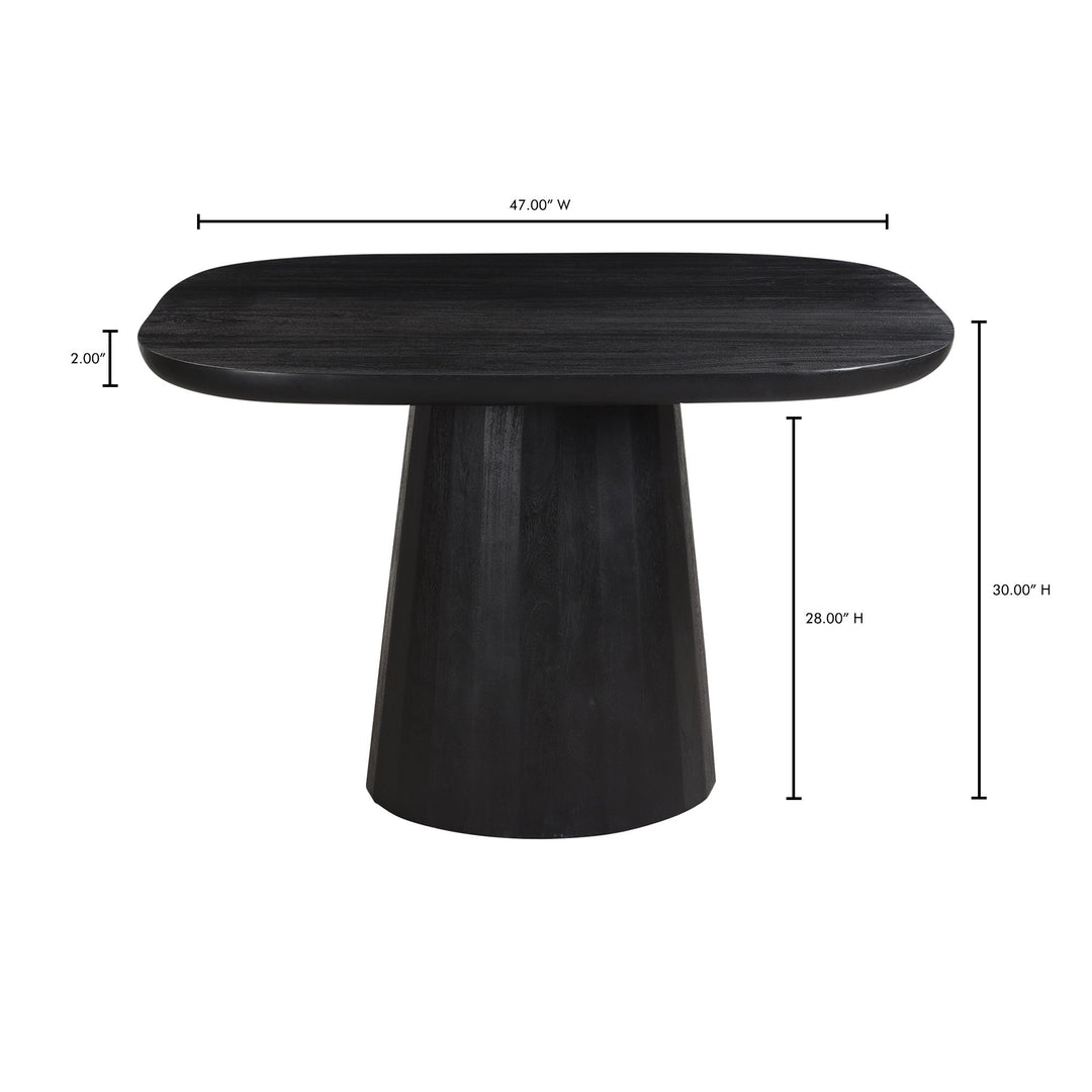 Freed - Dining Table - Black - Acacia Wood