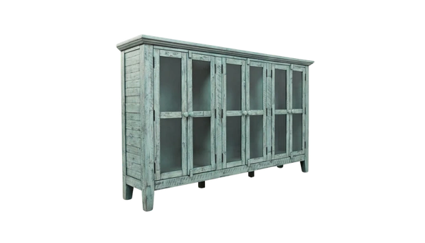 Rustic Shores 6 Door High Cabinet