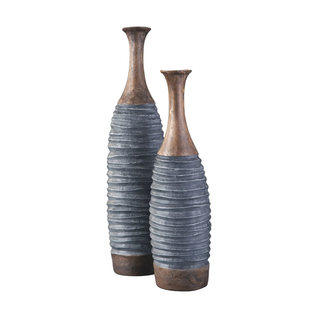 Ashley A2000388 BLAYZE - Antique Gray/Brown - Vase Set