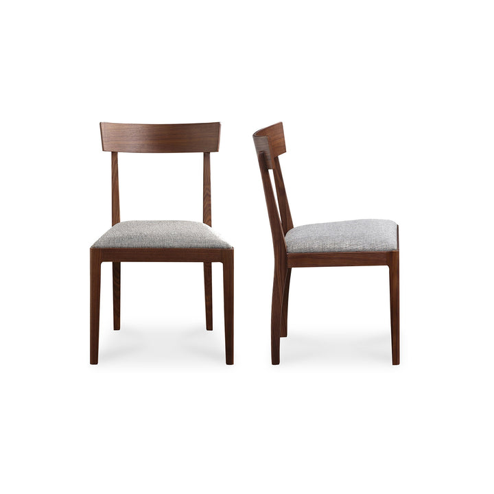 Leone - Dining Chair (Set of 2) - Walnut Brown