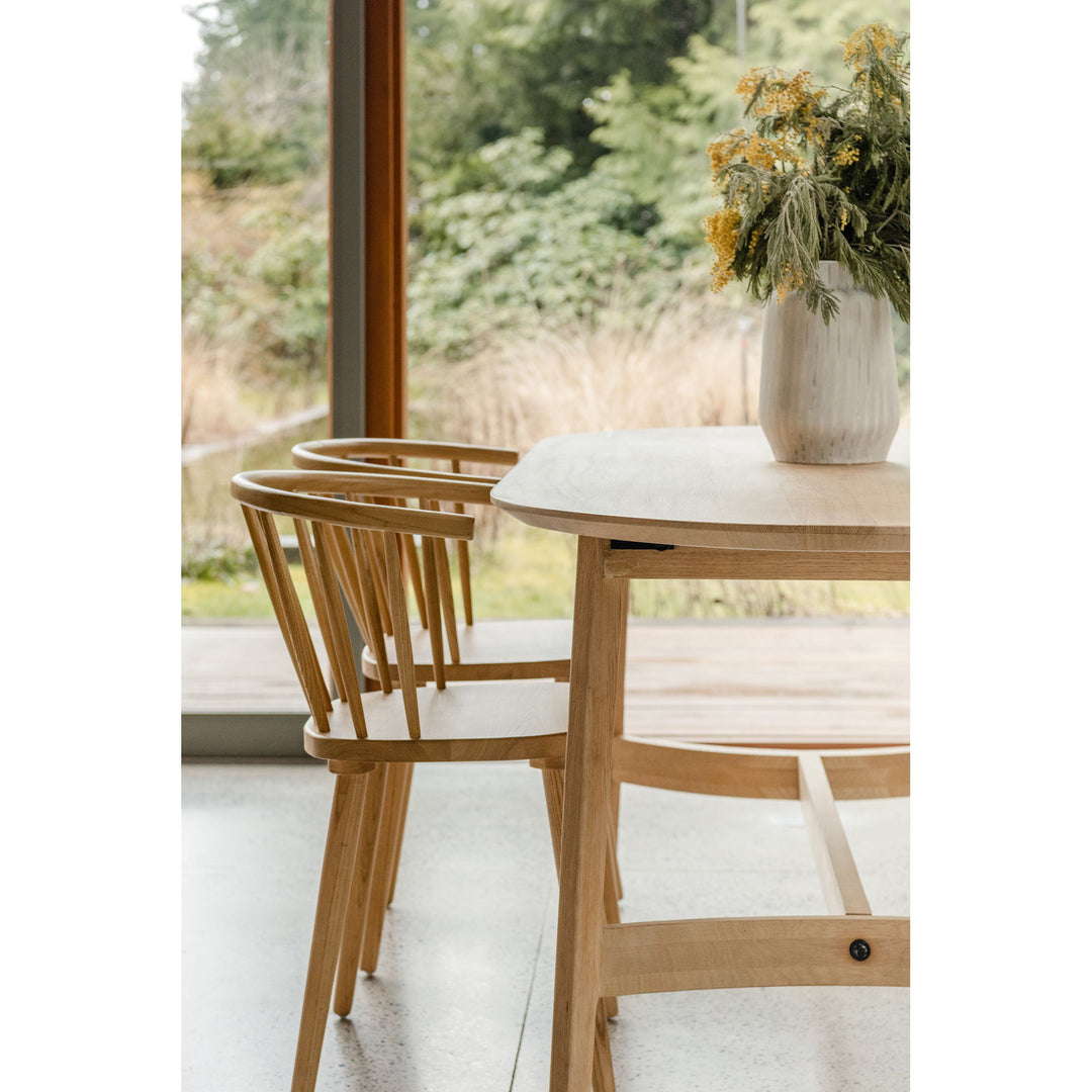 Trie - Small Dining Table - Natural Light Oak