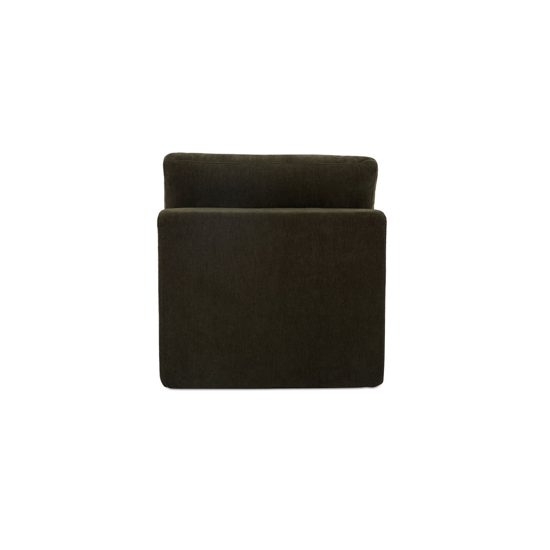 Cates - Slipper Chair - Dark Green