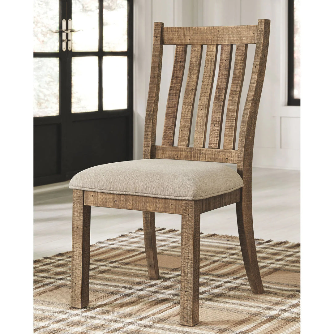 Ashley D754-05 Grindleburg - Light Brown - Dining UPH Side Chair