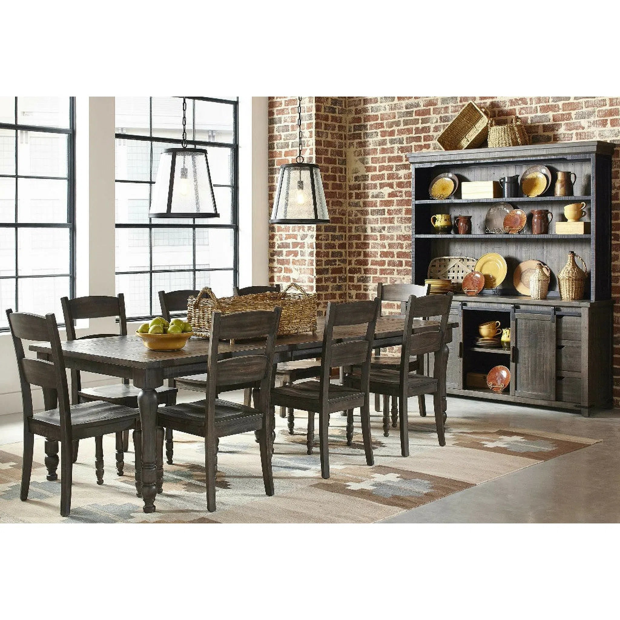 Madison County Dining Chair Barnwood Brown
