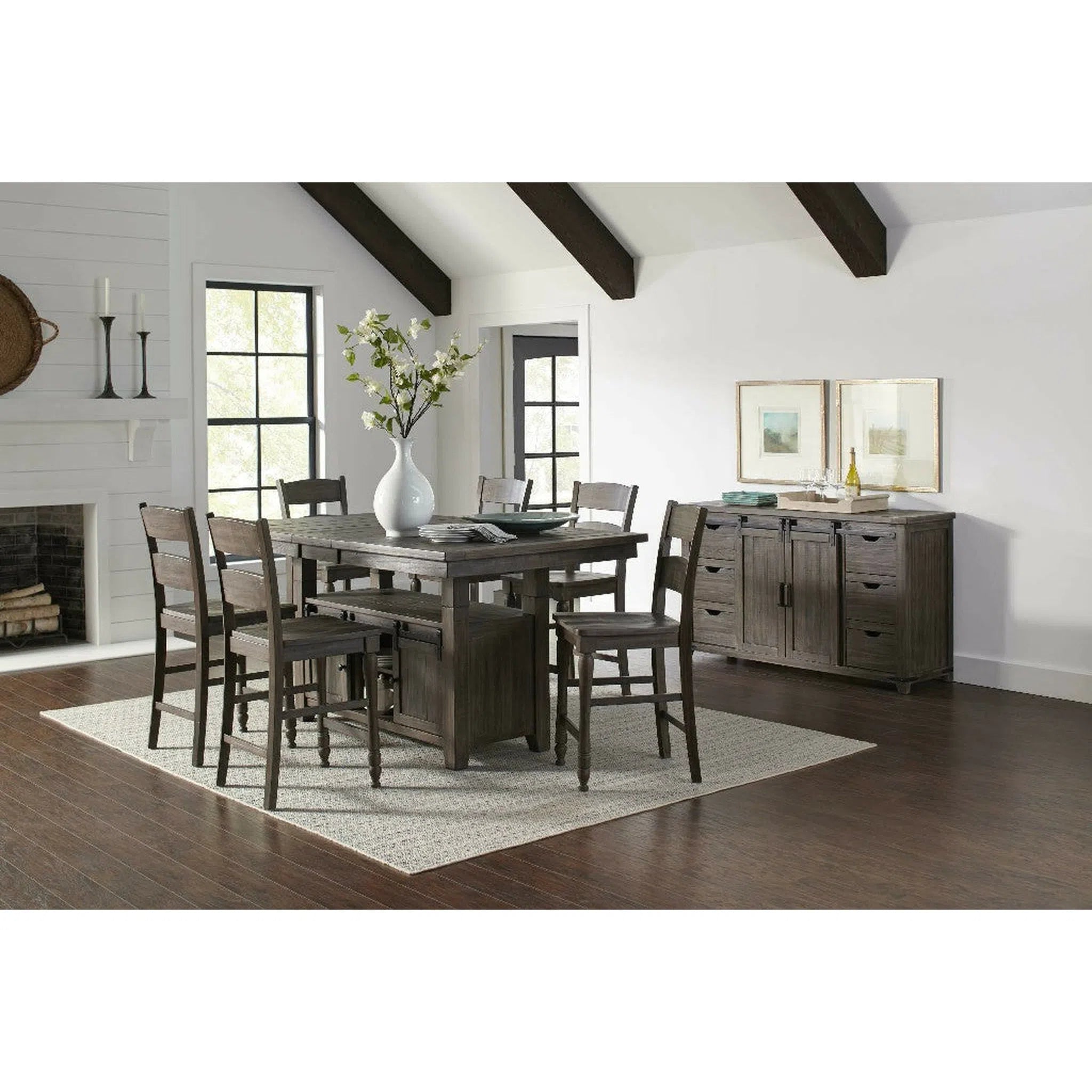 Madison County Adjustable Height Dining Table