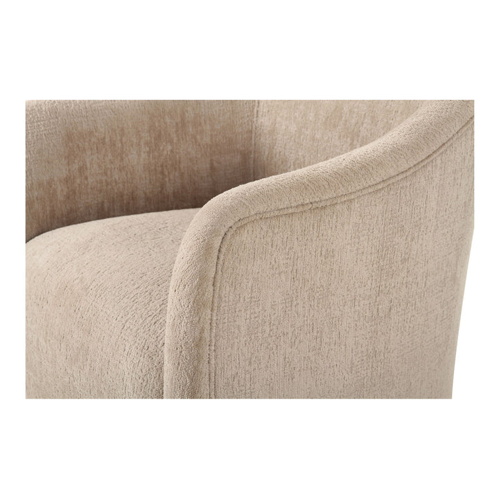 Drava - Rolling Dining Chair - Beige