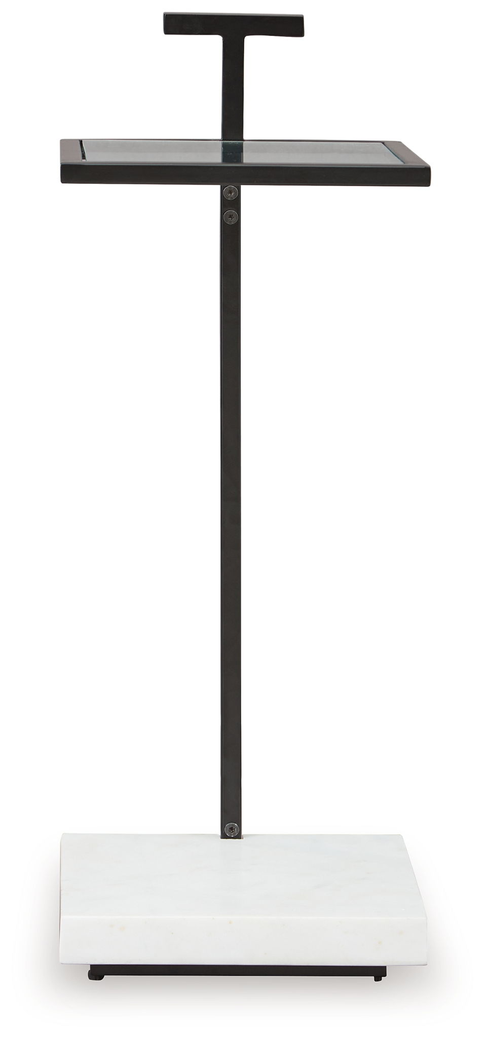 Mannill - Accent Table - Black / White