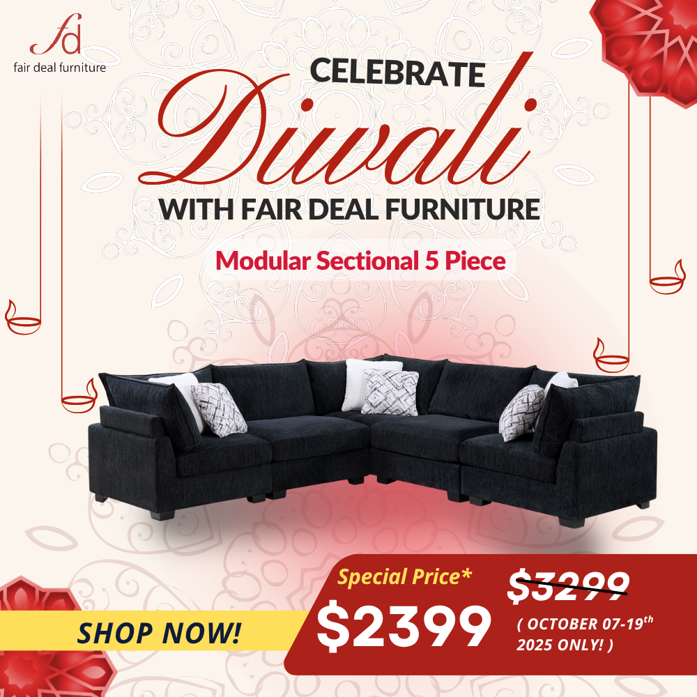 Delta Modular Sectional – Onyx Black