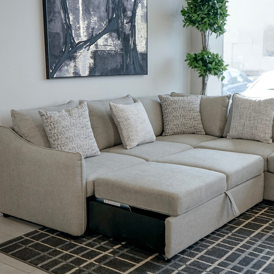 Mila Pull Out Sectional - 3 Piece