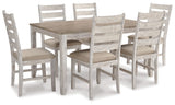 Skempton - Dining Room Table Set (Set of 7) - White