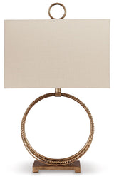 Mahala - Metal Table Lamp  - Antique Gold Finish