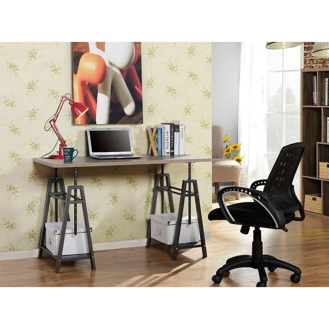 Irene adjustable height online desk