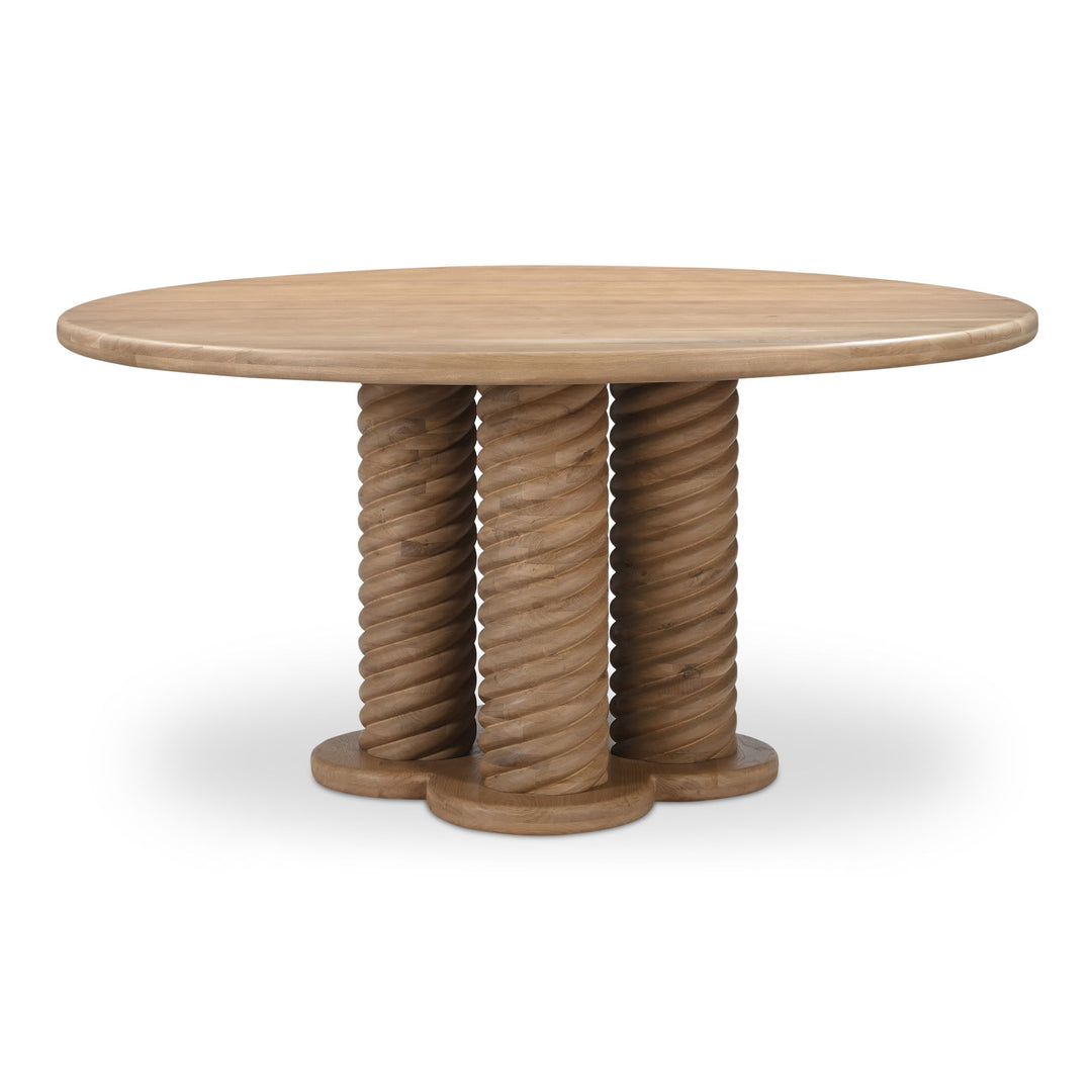 Treccia - Round Dining Table - Oak