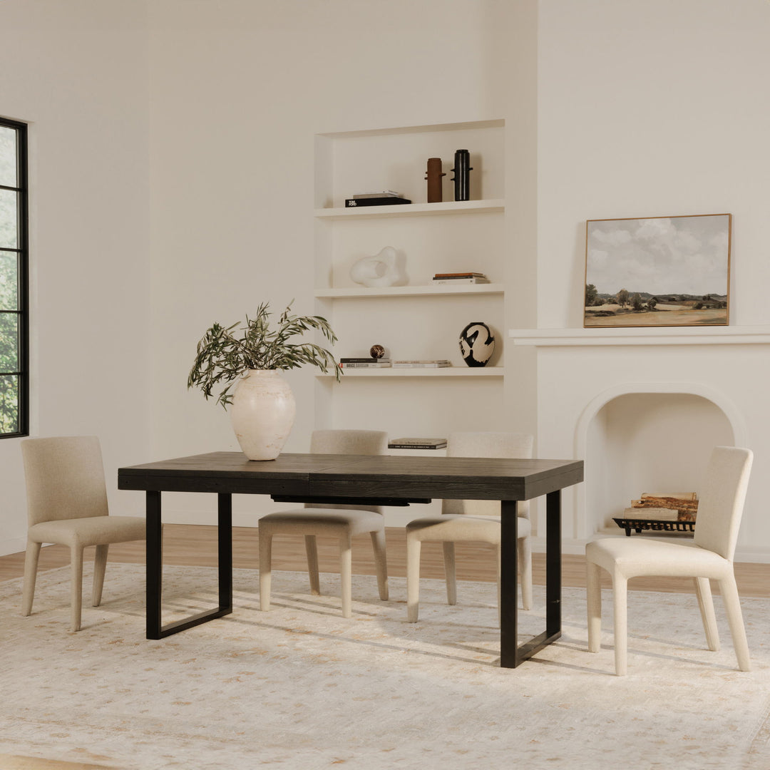 Ben - Extension Dining Table - Black