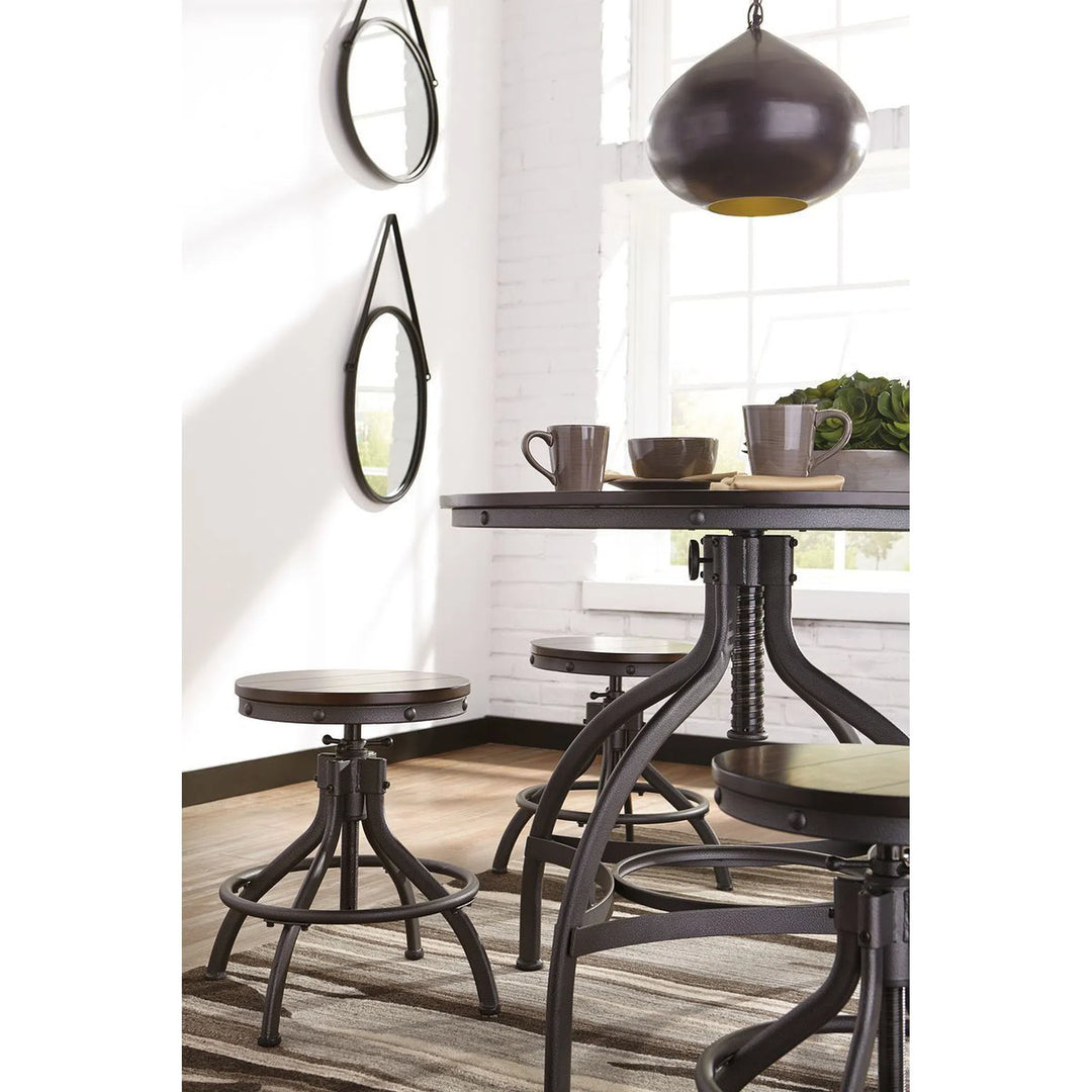 Ashley D284-223 Odium - Brown - DRM Counter Table Set (5/CN)