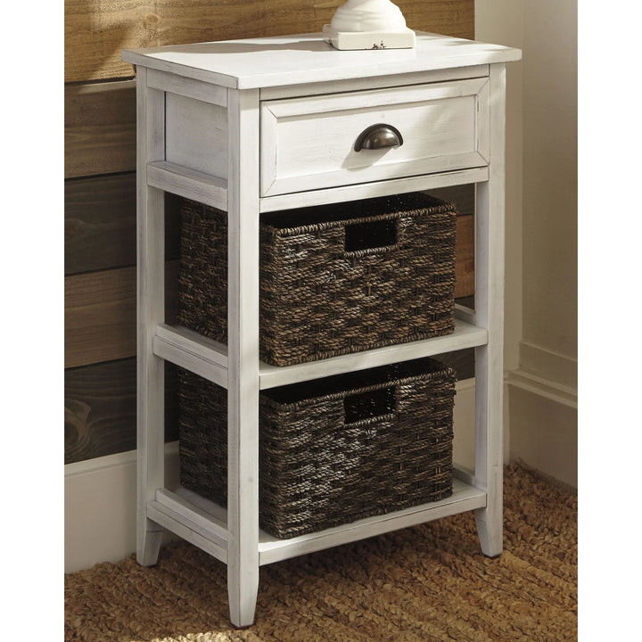 Ashley A4000137 Oslember - White - Accent Table