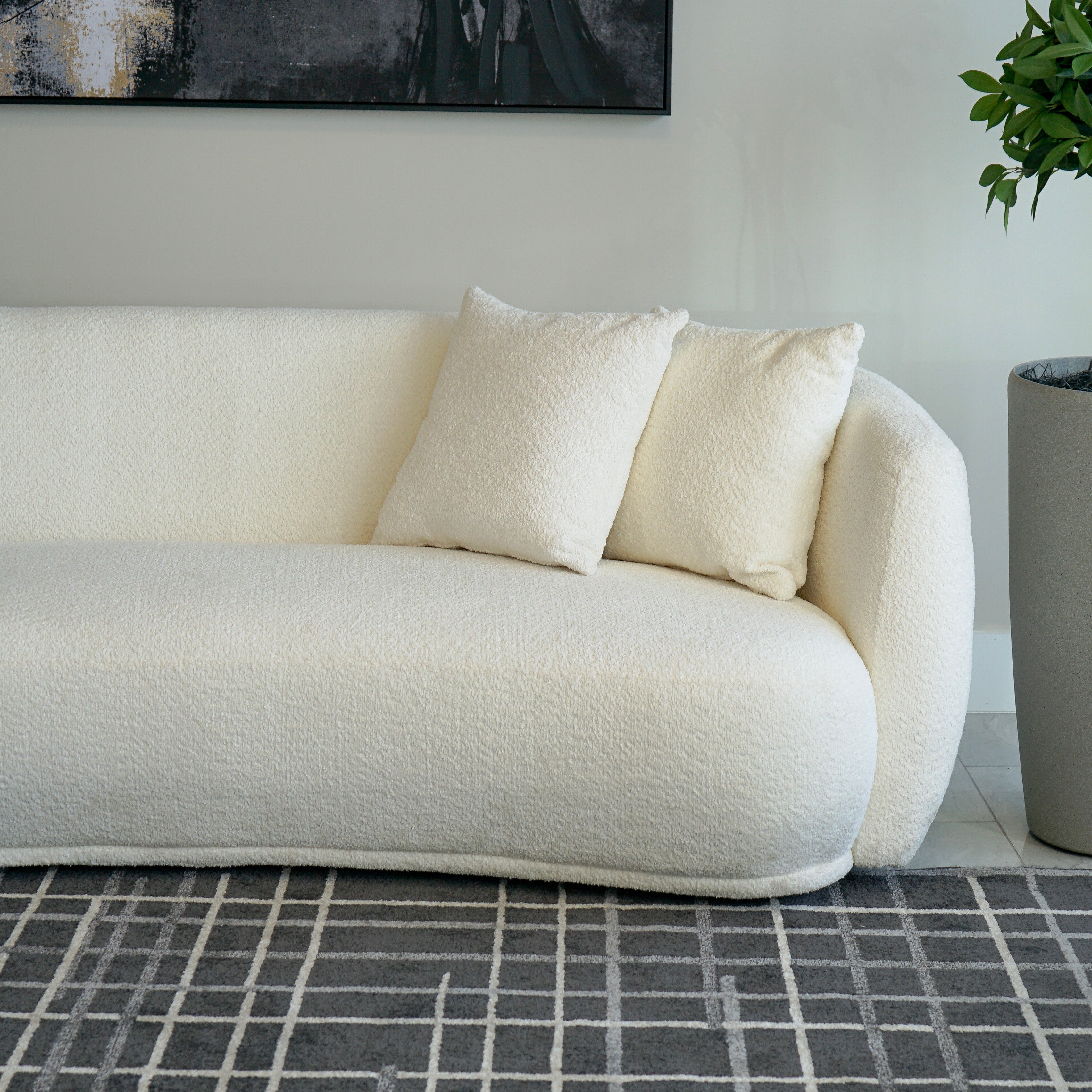 Diana Modern Curved Sofa