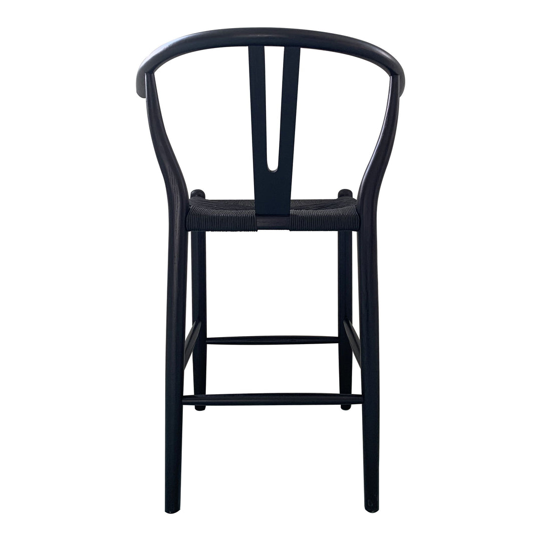 Ventana - Counter Stool - Black - Wood