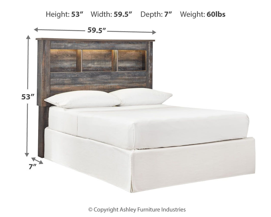 Drystan - Bookcase Headboard