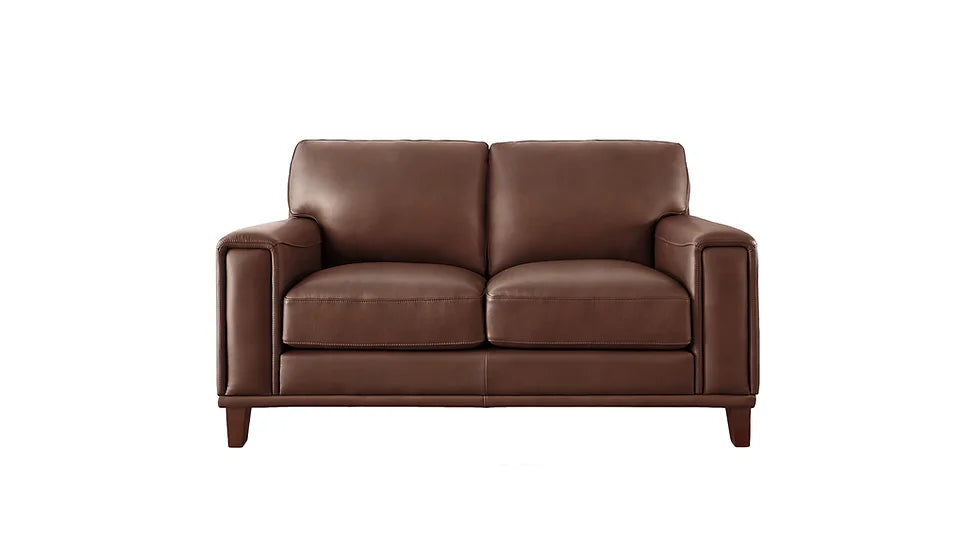 Hayward Leather Loveseat - Made in Canada