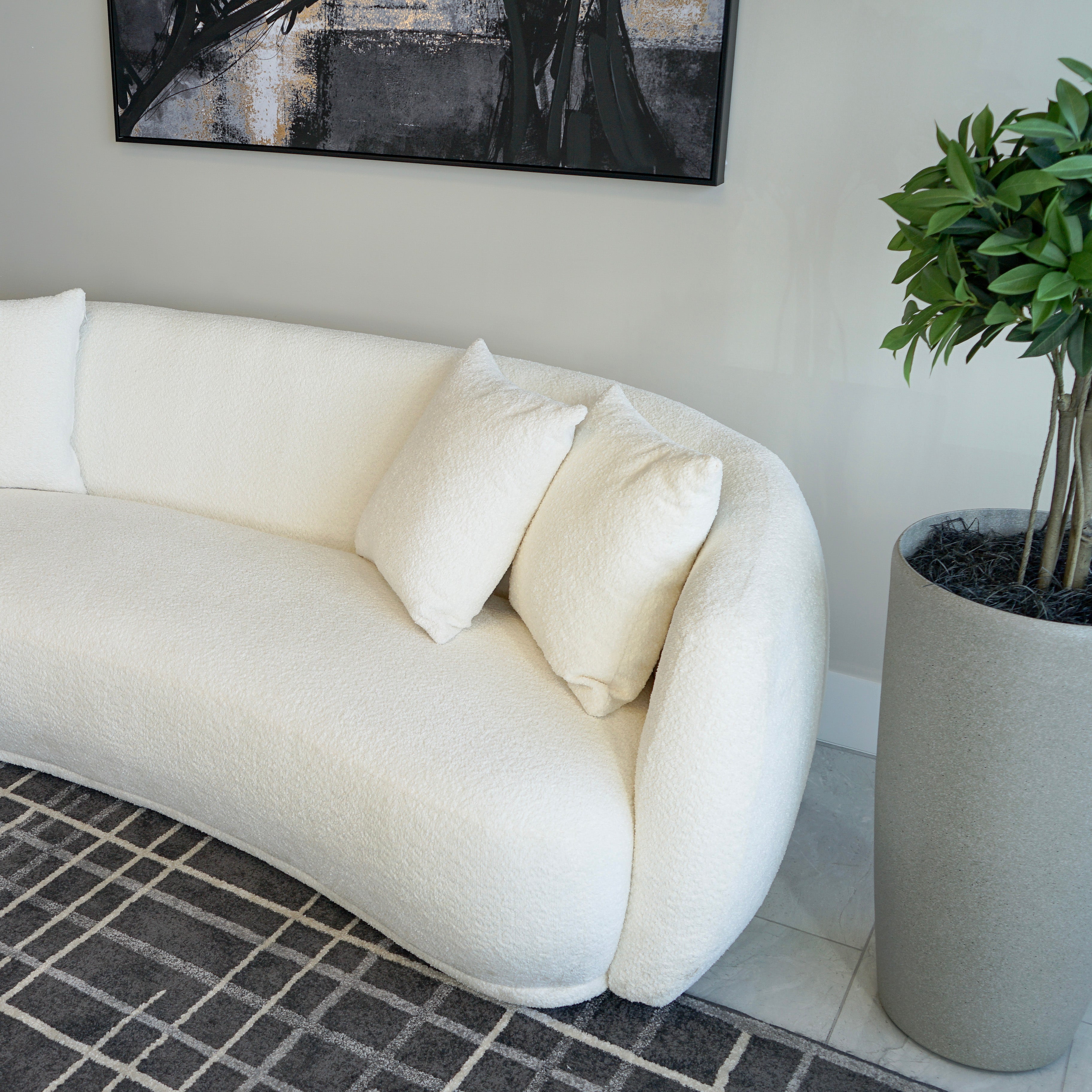 Diana Modern Curved Sofa