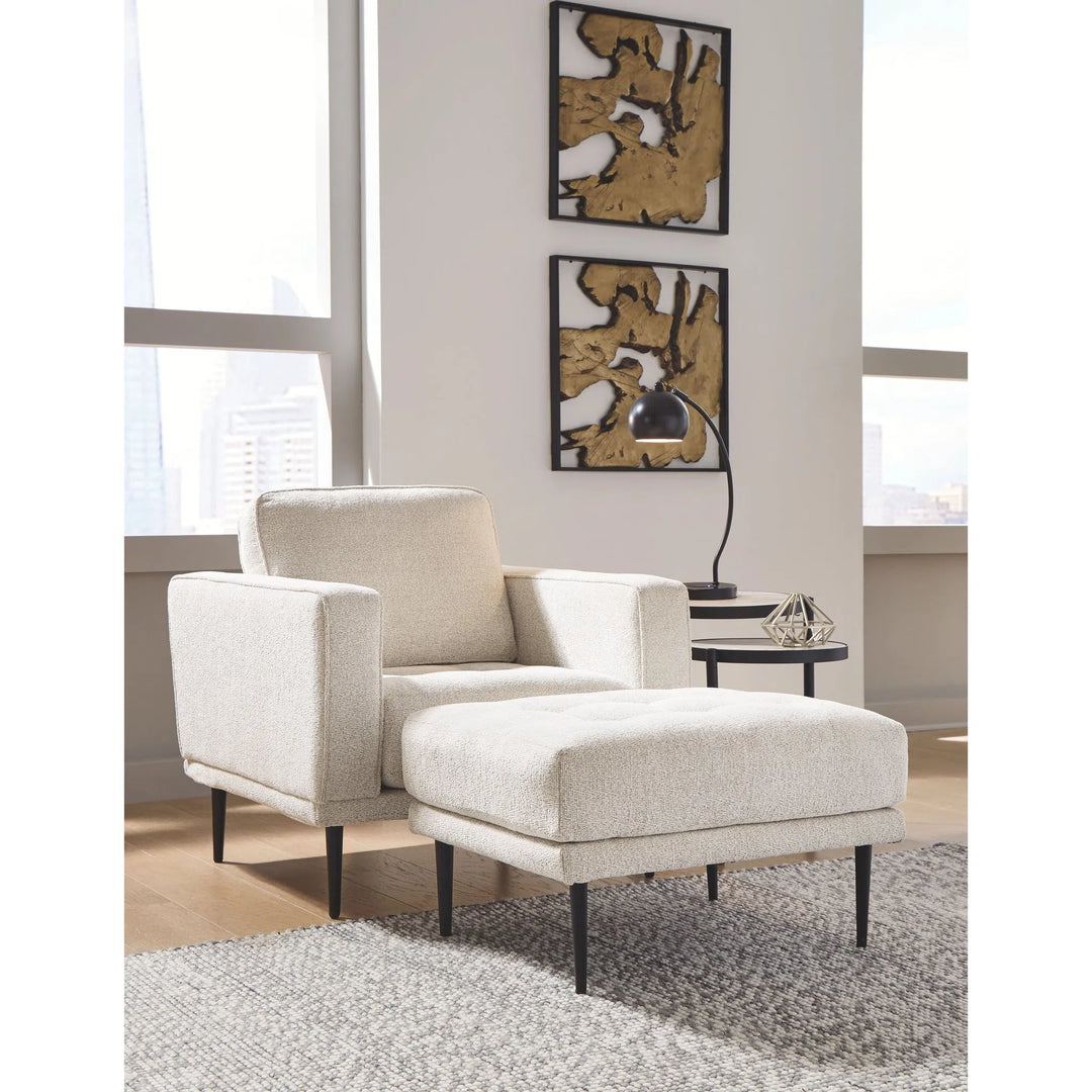 Ashley 90804/20/14 Caladeron - Sandstone - 2 Pc. - Chair with Ottoman