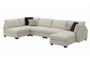 Delta Modular Sectional - 5PC Ivory