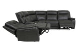 Kona Leather Power Reclining Sectional