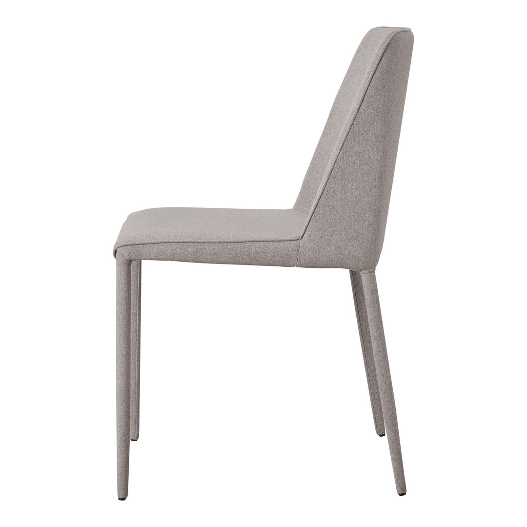 Nora - Fabric Dining Chair (Set of 2) - Light Gray