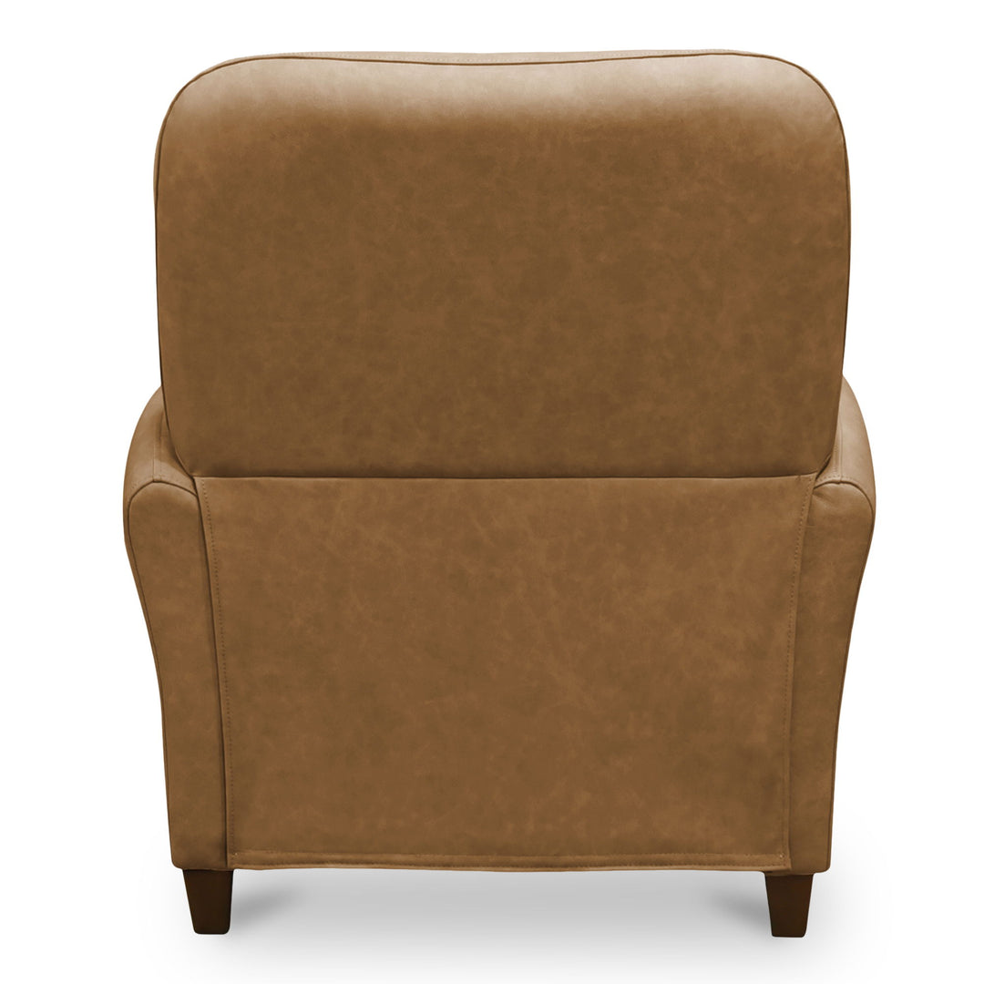 Luna - Leather Recliner Chair - Tan