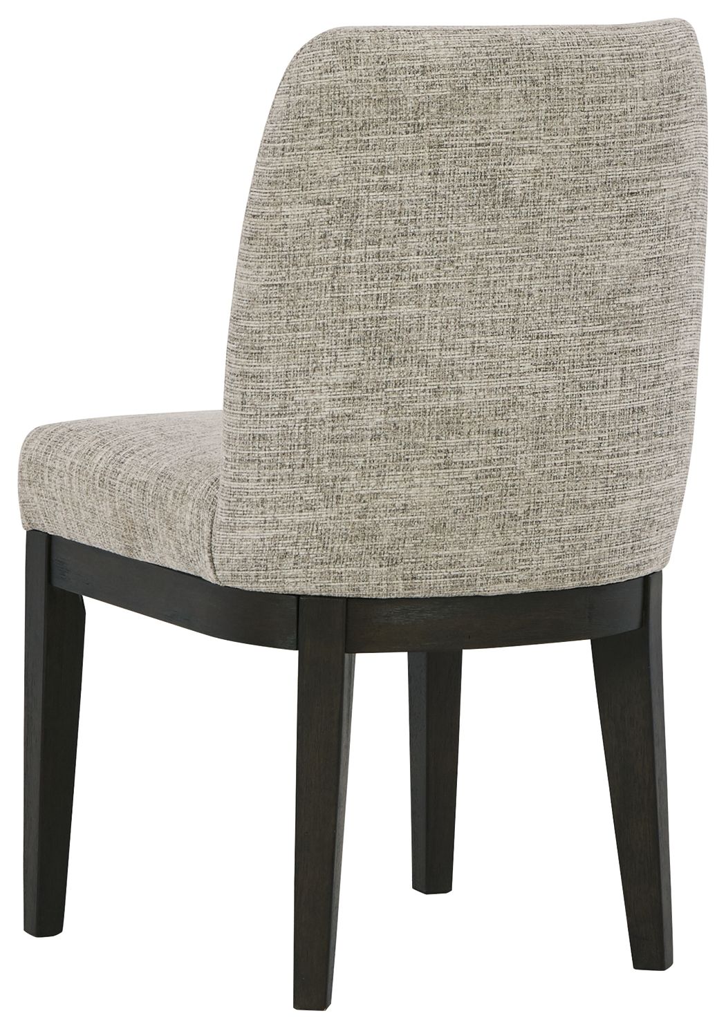 Burkhaus - Beige / Dark Brown - Dining Uph Side Chair