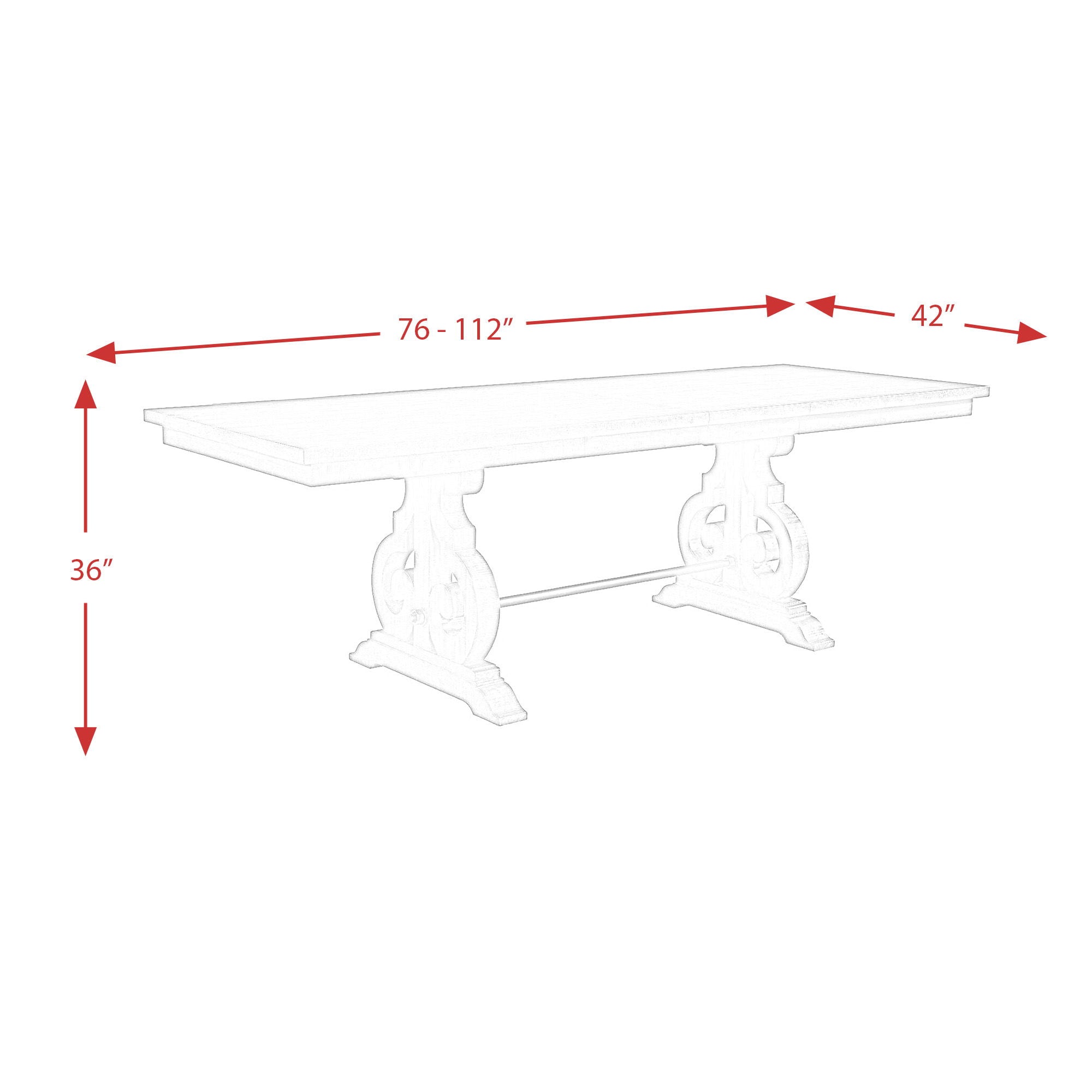 Stone - Counter Height Dining Table - Smokey Walnut
