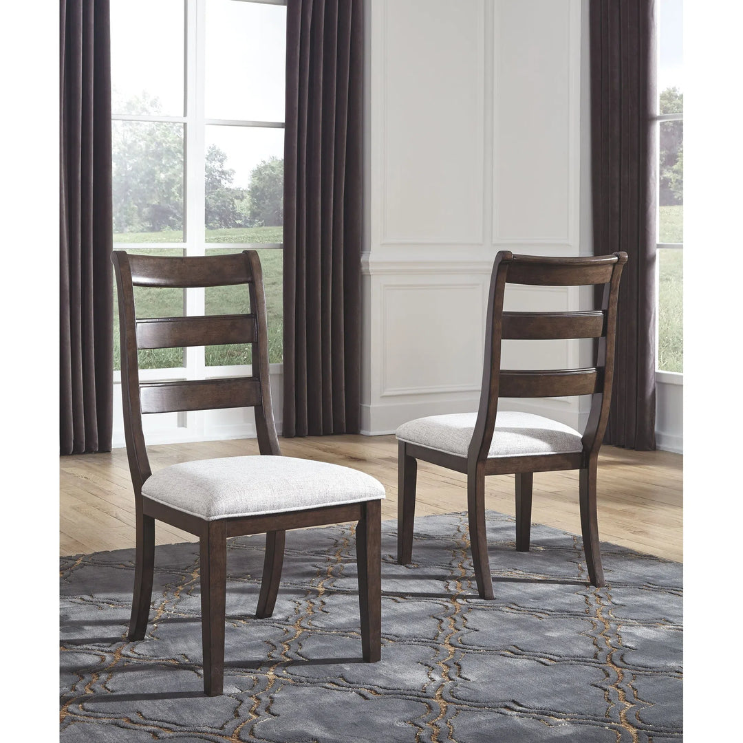Ashley D677-01 Adinton - Reddish Brown - Dining UPH Side Chair