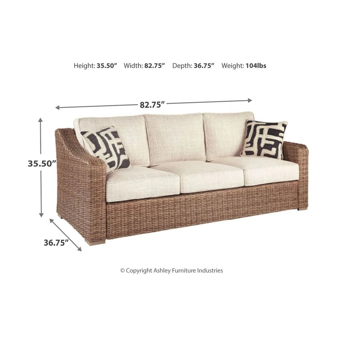 Ashley P791-838 Beachcroft - Beige - Sofa with Cushion