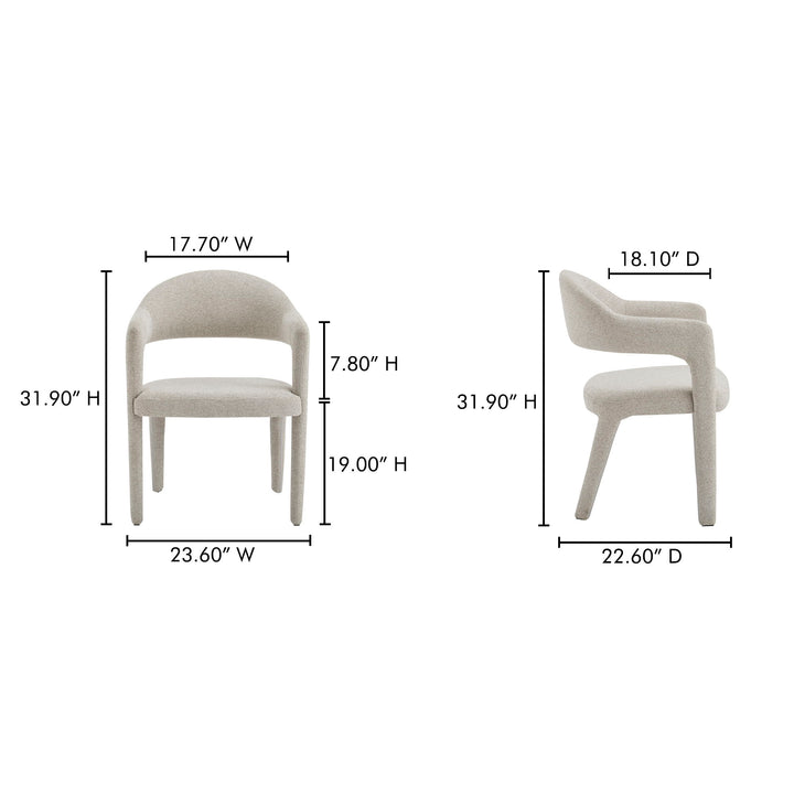Martens - Dining Chair - Beige