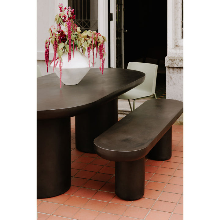 Rocca - Cement Dining Table - Black
