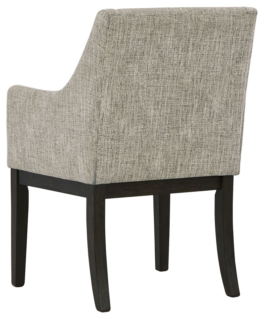 Burkhaus - Beige / Dark Brown - Dining Uph Arm Chair