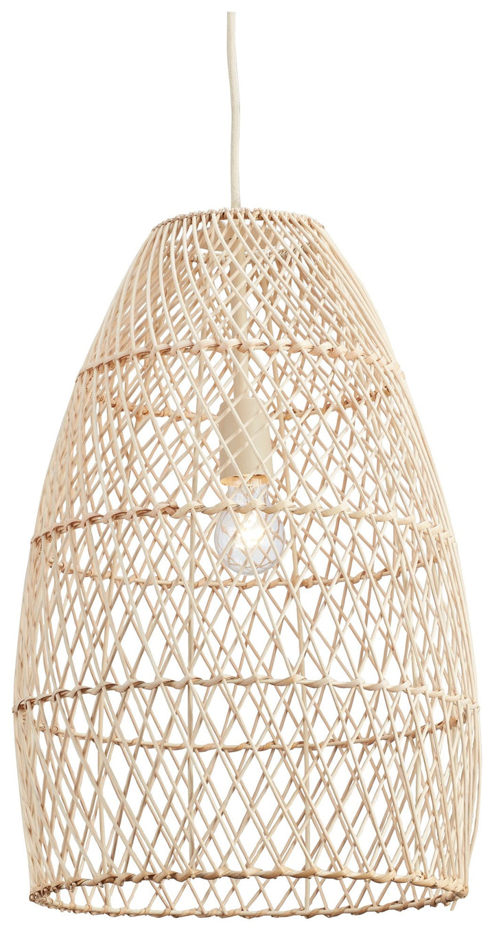 Calett - Beige - Rattan Pendant Light