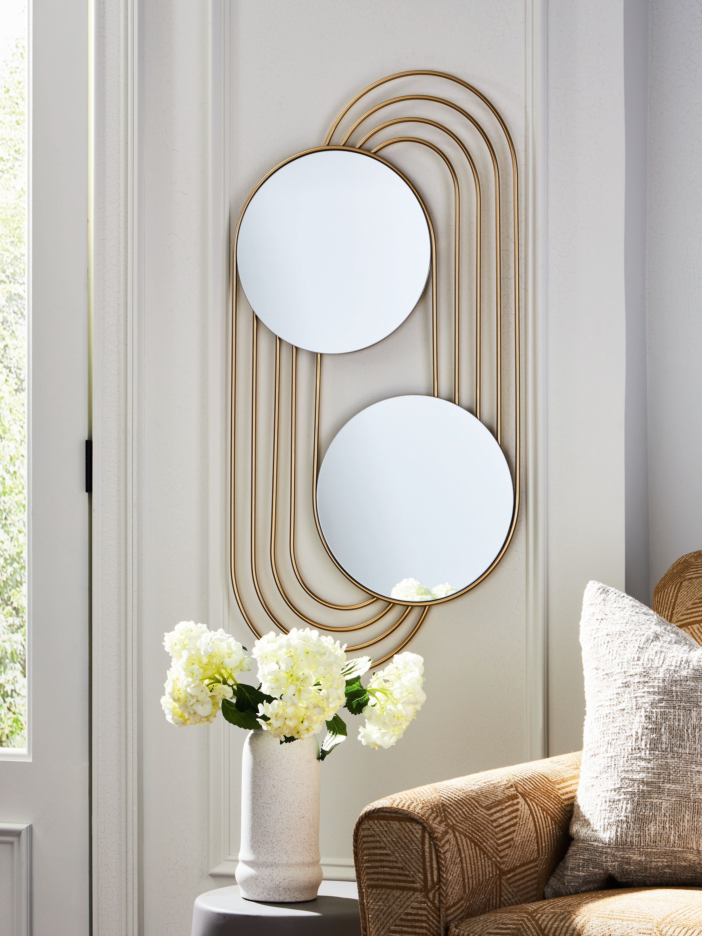Warrenley - Accent Mirror - Gold Finish