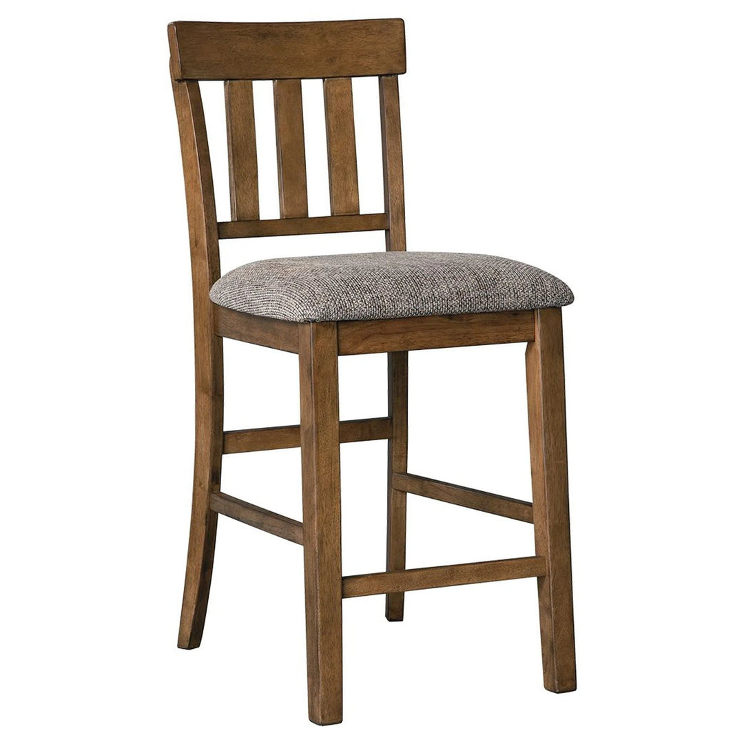 Ashley D595-124 Flaybern - Brown - Upholstered Barstool