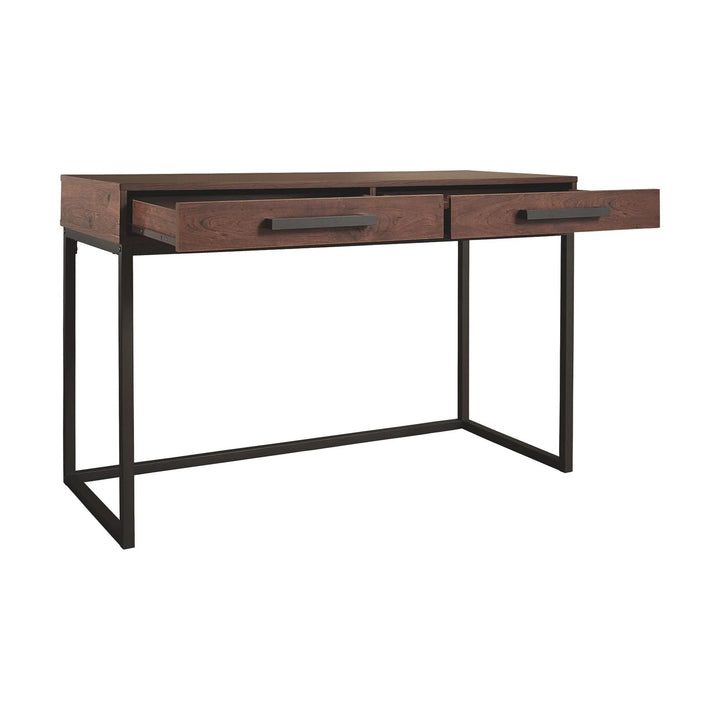 Ashley Z1610999 Horatio - Warm Brown/Gunmetal - Home Office Small Desk